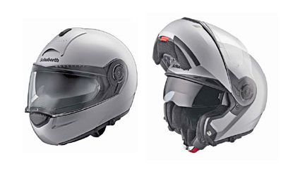 Schuberth C3 Flip Up helmet silver